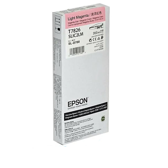 Epson T7826 Ink Light Magenta per SL-D700 C13T782600