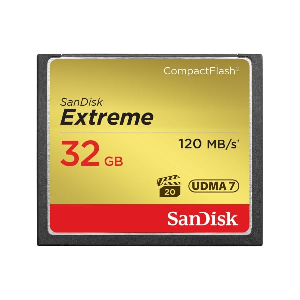 Sandisk Compact Flash Extreme 32GB 120 MB/s