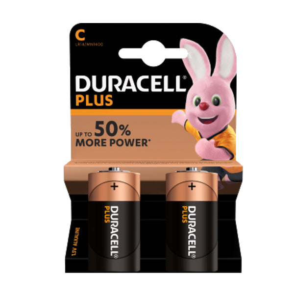 Duracell Plus Batteria Mezza Torcia MN1400