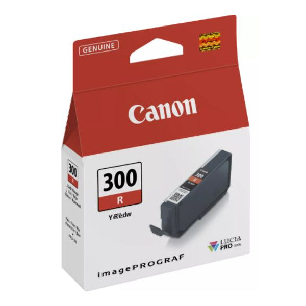 Canon Cartuccia d'inchiostro Rosso R PFI-300 x Stampante Canon ImagePrograf PRO-300