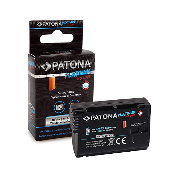 Patona Batteria Platinum EN-EL15B per Nikon Z6 e Z7