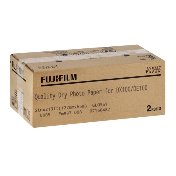 Fujifilm Carta 12,7x65m Glossy Confezione da 2 bobine