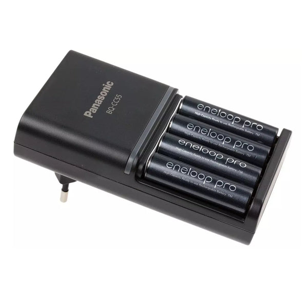 Eneloop Pro Caricabatterie + Batterie BQ-CC55