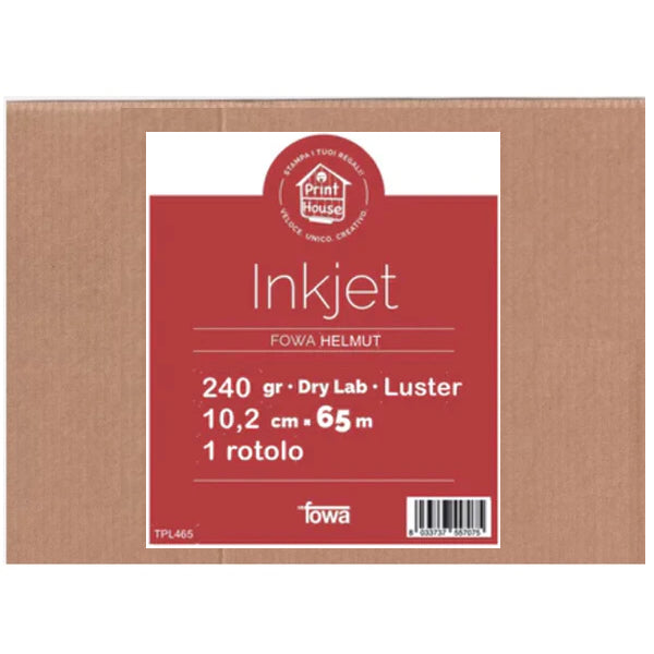 Fowa Helmut Carta Dry Lab 10,2cm x 65m 240gr. Luster