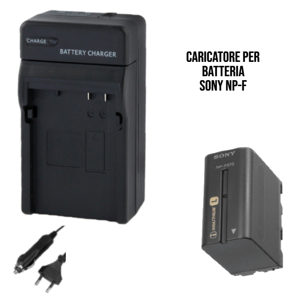 Caricabatteria F-System Per Sony NP-F