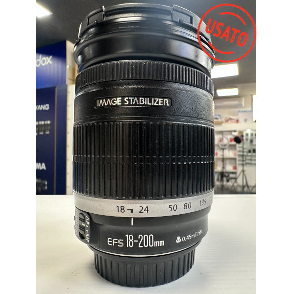 Canon EF-S 18-200mm F3.5-5.6 IS Usato