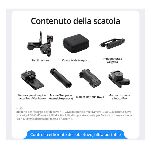 Dji RS 4 (Combo) - Garanzia Dji Italia