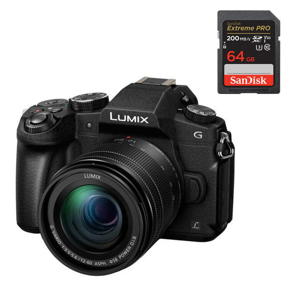 Panasonic Lumix G80 + 12-60 F3.5-5.6 + SD 64GB Omaggio - Garanzia Fowa Italia