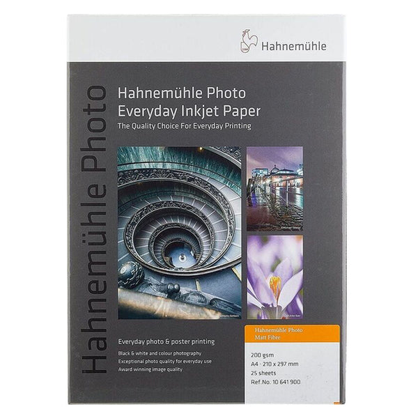 Hahnemühle Carta Photo Matt Fibre gr200 A4 (Conf.25 Fogli) 10 641 900