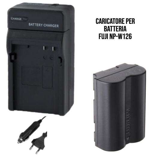 Caricabatteria F-System Per Fuji NP-W126