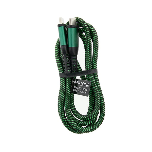 Patona Premium PD 100W Cavo USB‑C con Chip E‑Marker 100 cm USB 2.0 480 Mbps