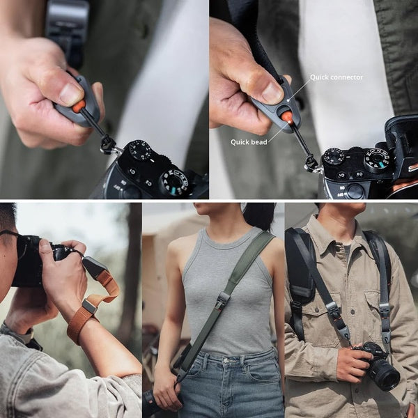 Pgytech CB-119 Tracolla per camera Nera
