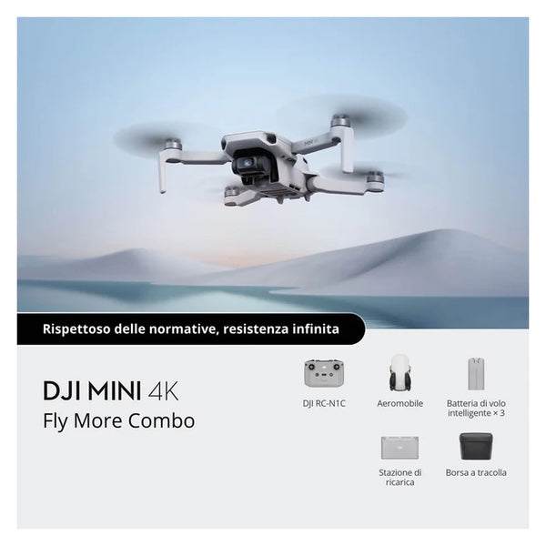 Dji Mini 4K Fly More Combo Garanzia Dji Italia