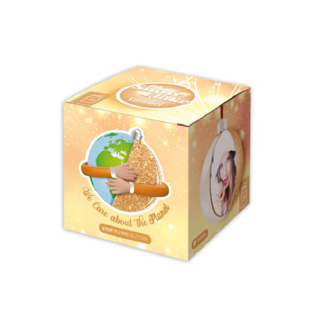 Zep Photo Snow Flake Caramel Glitter SF105C 7.5 X 7.5