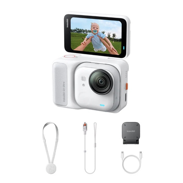 Insta360 GO Ultra Standard Bundle (White) Garanzia Nital Italia