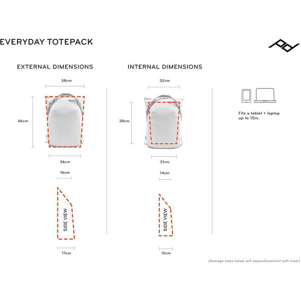 Peak Design Zaino Everyday Totepack 20L Beige