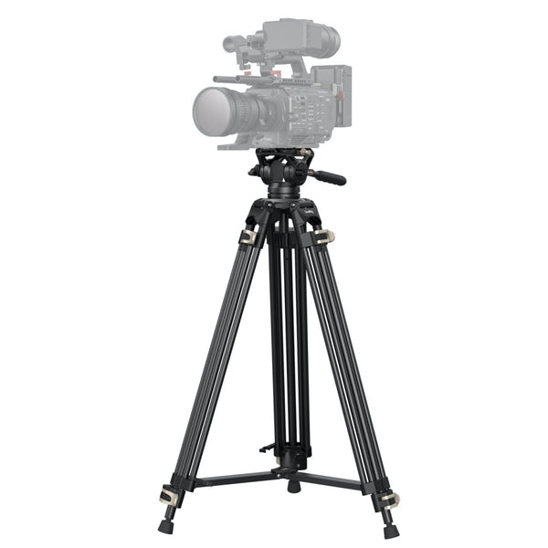 SmallRig Treppiede 3751B Heavy-Duty Fluid Head Tripod AD-01