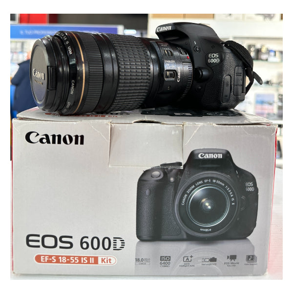 Canon EOS 600D + EF 70-300 F4-5.6 IS USM Usato Ottimo Stato
