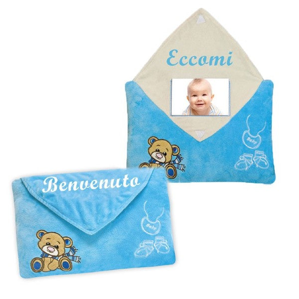 Zep Cuscino Benvenuto Azzurro   10X15 202EB