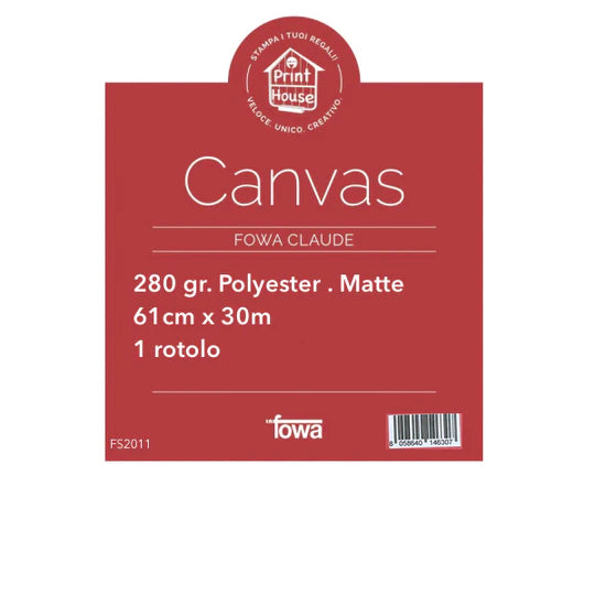 Carta per plotter Inkjet 61cm x 30m 280gr. Polyester Matte FS2011