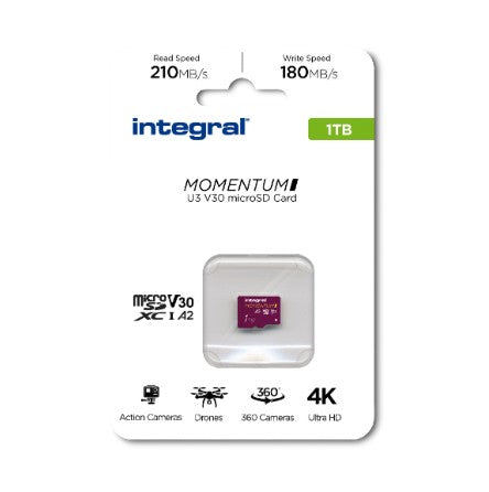 Integral Micro SD 128GB V30 180MB/s