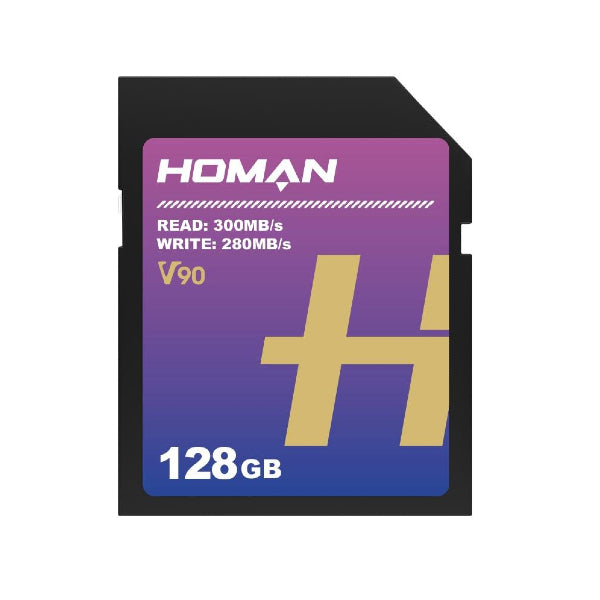 Homan Scheda SD 128GB V90 UHS-II R 300MB/s W 280MB/s
