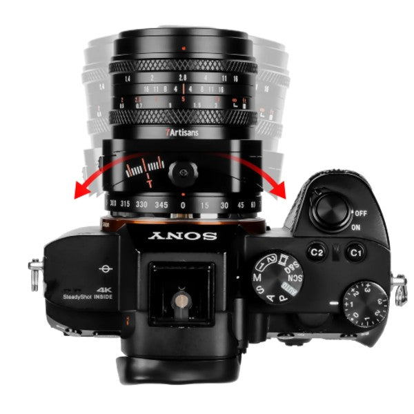 7Artisan APS-C 50mm F1.4  Tilt shift