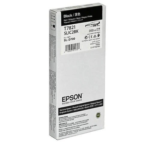 Epson T7821 Ink Black per SL-D700 C13T782100