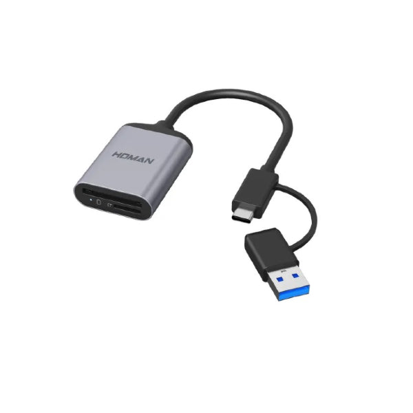 Homan Lettore SD/Micro SD 2 in 1 USB 3.2