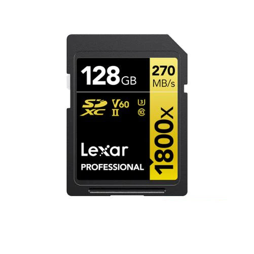 Lexar SD 128GB 270MB/s 1800x Classe 10 UHS-II V60