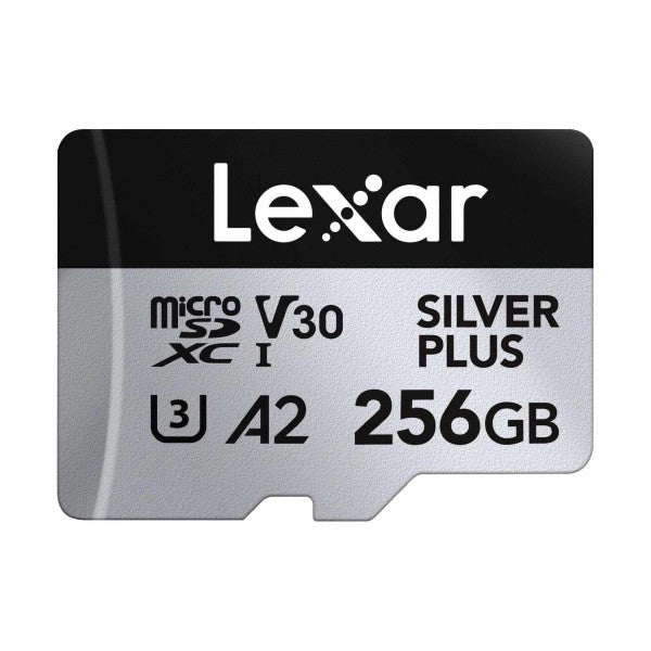 Lexar MicroSD 256gb Silver Plus A2 V30
