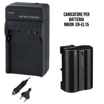 Caricabatteria F-System Per Nikon EN-EL15