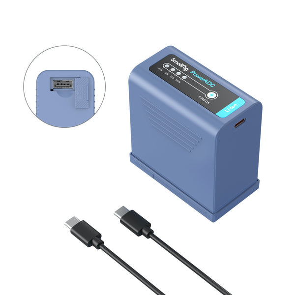 SmallRig Batteria ricaricabile USB-C NP-F970