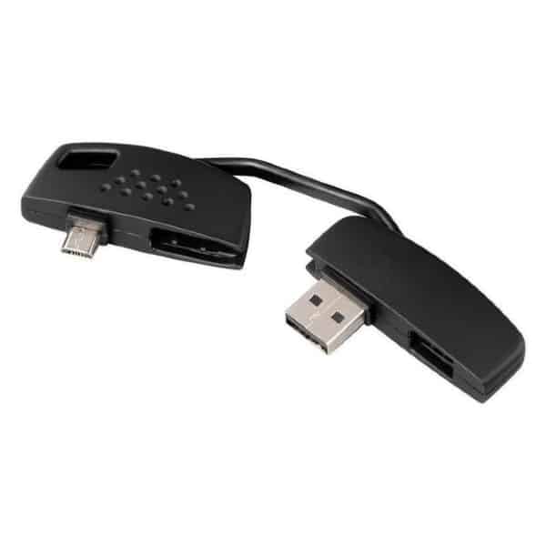 Hama Piccolino Caricabatteria/Adattatore Syncro Micro USB