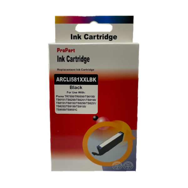 Cartuccia Nero Compatibile ARP-GI581 XXL BK x Stampante Canon