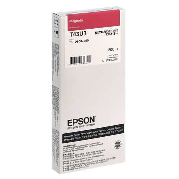 Epson T43U3 Ink Magenta per SL-D800 C13T43U340