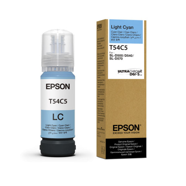 Epson Cartuccia T54C5 Light Ciano per Stampante SL-D500/SL-D540/SL-D570