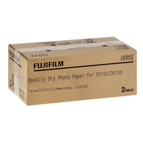 Fujifilm Carta 12,7x65m Lustre Confezione da 2 bobine