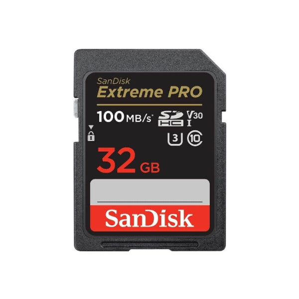 Sandisk Extreme Pro SD Card UHS-I 32GB 100MB/s